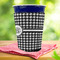 Houndstooth Party Cup Sleeves - with bottom - Lifestyle