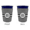 Houndstooth Party Cup Sleeves - without bottom - Approval