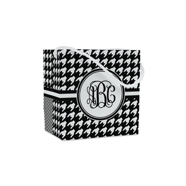 Custom Houndstooth Party Favor Gift Bags - Gloss (Personalized)