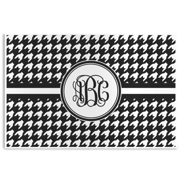 Custom Houndstooth Disposable Paper Placemats (Personalized)