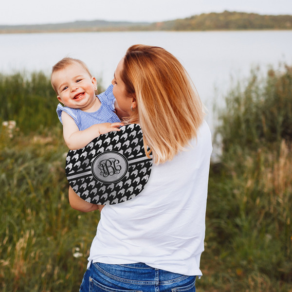 Houndstooth Peanut Shaped Burp - Lifestyle