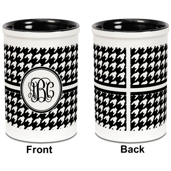 Houndstooth Pencil Holder - Black - approval