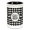 Houndstooth Ceramic Pencil Holders - Black
