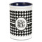 Houndstooth Ceramic Pencil Holders - Blue