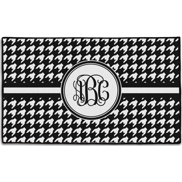Custom Houndstooth Door Mat - 60"x36" (Personalized)