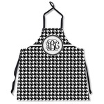 Houndstooth Apron Without Pockets w/ Monogram