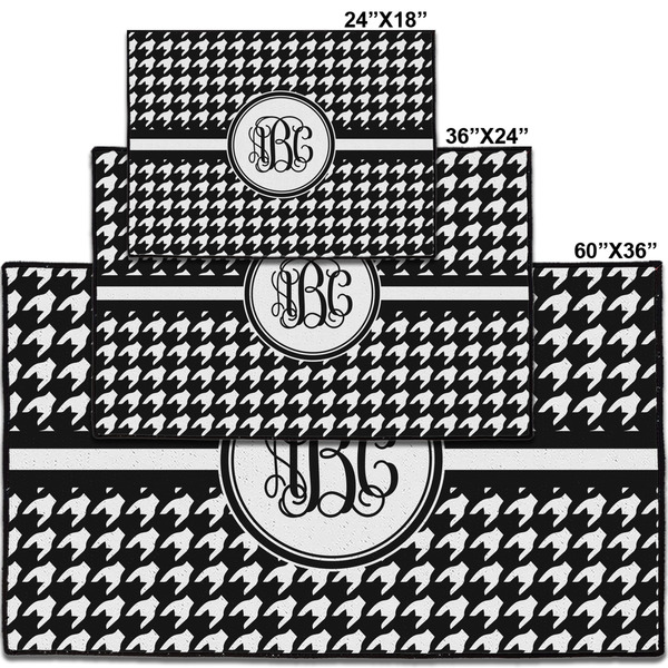 Houndstooth Personalized Door Mat - Group Parent IMF
