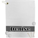 Houndstooth Golf Bag Towel (Personalized)