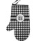 Houndstooth Personalized Oven Mitt - Left