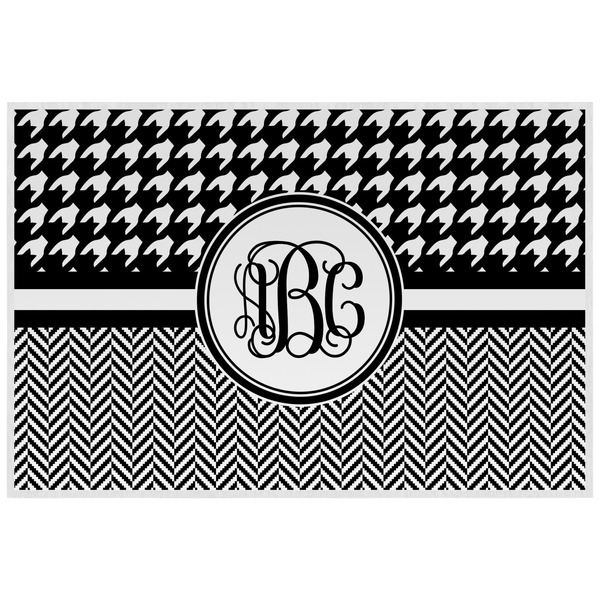 Houndstooth Personalized Placemat (Back)