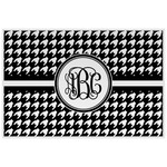 Houndstooth Laminated Placemat w/ Monogram