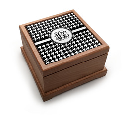 Houndstooth Pet Urn w/ Monogram