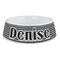 Houndstooth Plastic Dog Bowl - Large (Personalized)