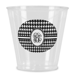 Houndstooth Plastic Shot Glass (Personalized)