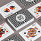 Houndstooth Playing Cards - Front & Back View