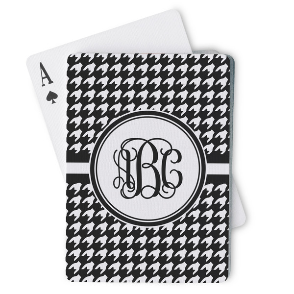 Custom Houndstooth Playing Cards (Personalized)