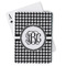 Houndstooth Playing Cards - Front View