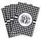 Houndstooth Playing Cards - Hand Back View