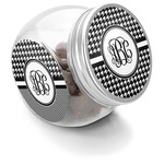 Houndstooth Puppy Treat Jar (Personalized)