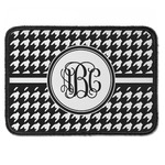 Houndstooth Iron On Rectangle Patch w/ Monogram