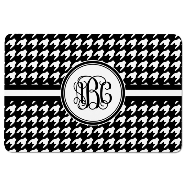 Houndstooth Rectangular Fridge Magnet - FRONT