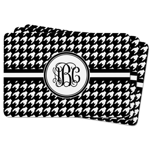 Houndstooth Rectangular Fridge Magnet - THREE