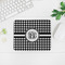 Houndstooth Rectangular Mouse Pad - LIFESTYLE 2