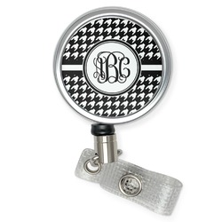 Houndstooth Retractable Badge Reel (Personalized)