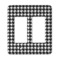 Houndstooth Rocker Light Switch Covers - Double - MAIN