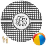 Houndstooth Round Beach Towel (Personalized)
