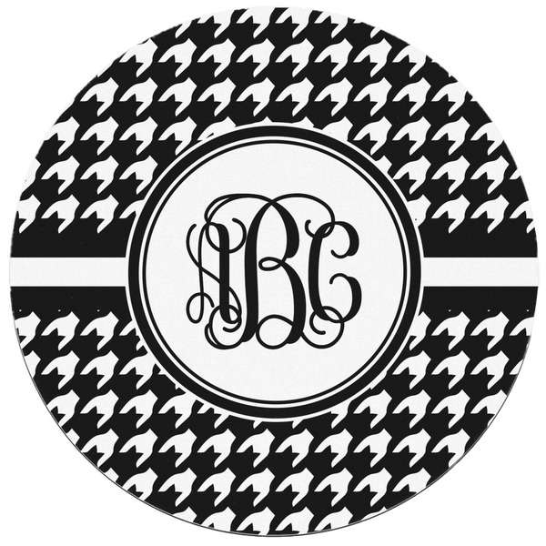 Houndstooth Round Mousepad - APPROVAL