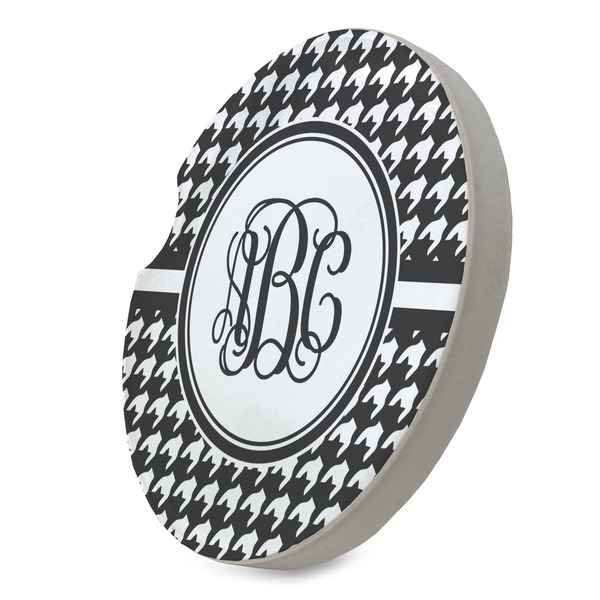 Houndstooth Sandstone Car Coaster - STANDING ANGLE