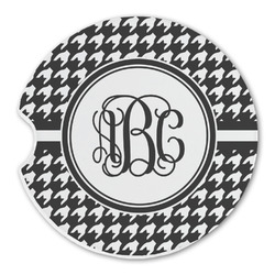 Houndstooth Sandstone Car Coaster - Single (Personalized)