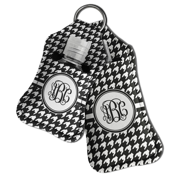 Houndstooth Sanitizer Holder Keychain - Both in Case (PARENT)