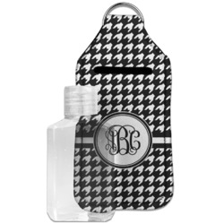 Houndstooth Hand Sanitizer & Keychain Holder - Large (Personalized)
