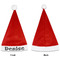Houndstooth Santa Hats - Front and Back (Single Print) APPROVAL