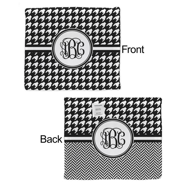 Houndstooth Security Blanket - Front & Back View