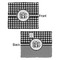 Houndstooth Security Blanket - Front & Back View