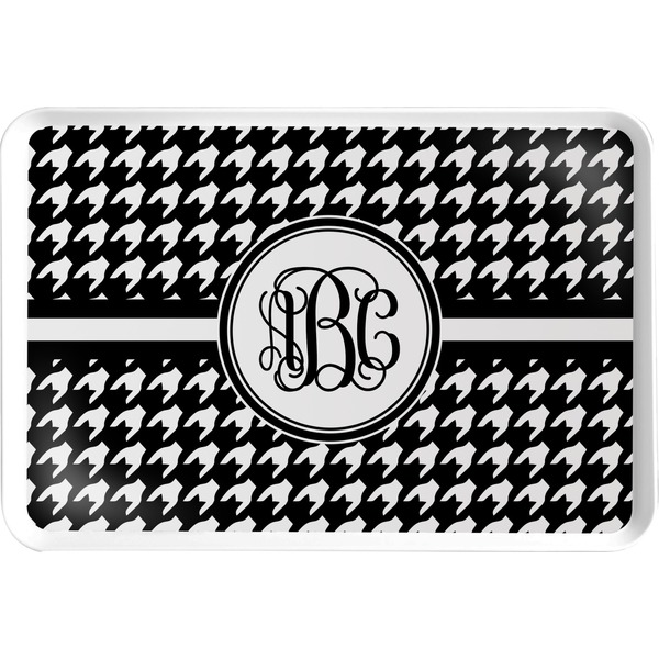 Custom Houndstooth Serving Tray (Personalized)