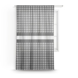 Houndstooth Sheer Curtain (Personalized)
