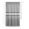 Houndstooth Sheer Curtain With Window and Rod