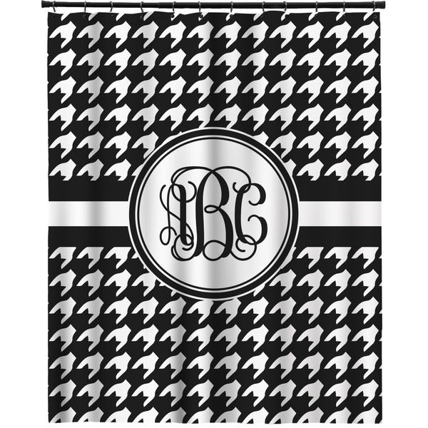 Custom Houndstooth Extra Long Shower Curtain - 70"x84" (Personalized)
