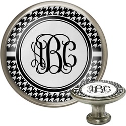 Houndstooth Cabinet Knob (Personalized)