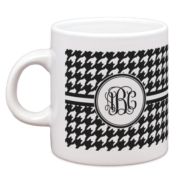Custom Houndstooth Espresso Cup (Personalized)