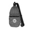 Houndstooth Sling Bag - Front View