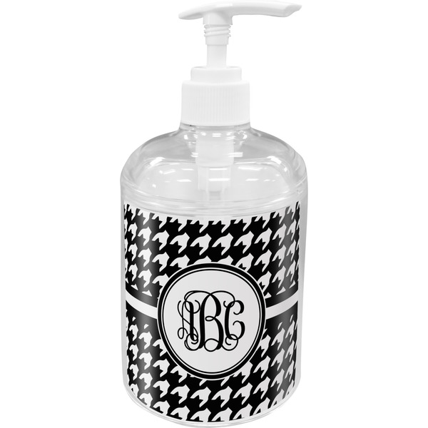 Custom Houndstooth Acrylic Soap & Lotion Bottle (Personalized)