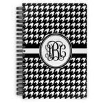 Houndstooth Spiral Notebook (Personalized)