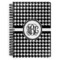 Houndstooth Spiral Journal Large - Front View