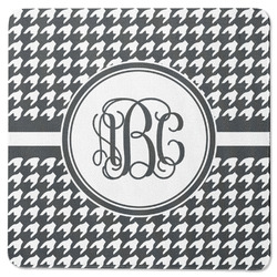 Houndstooth Square Rubber Backed Coaster (Personalized)
