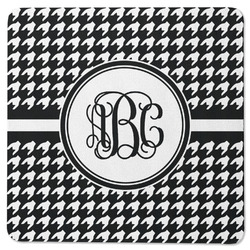 Houndstooth Square Rubber Backed Coaster (Personalized)